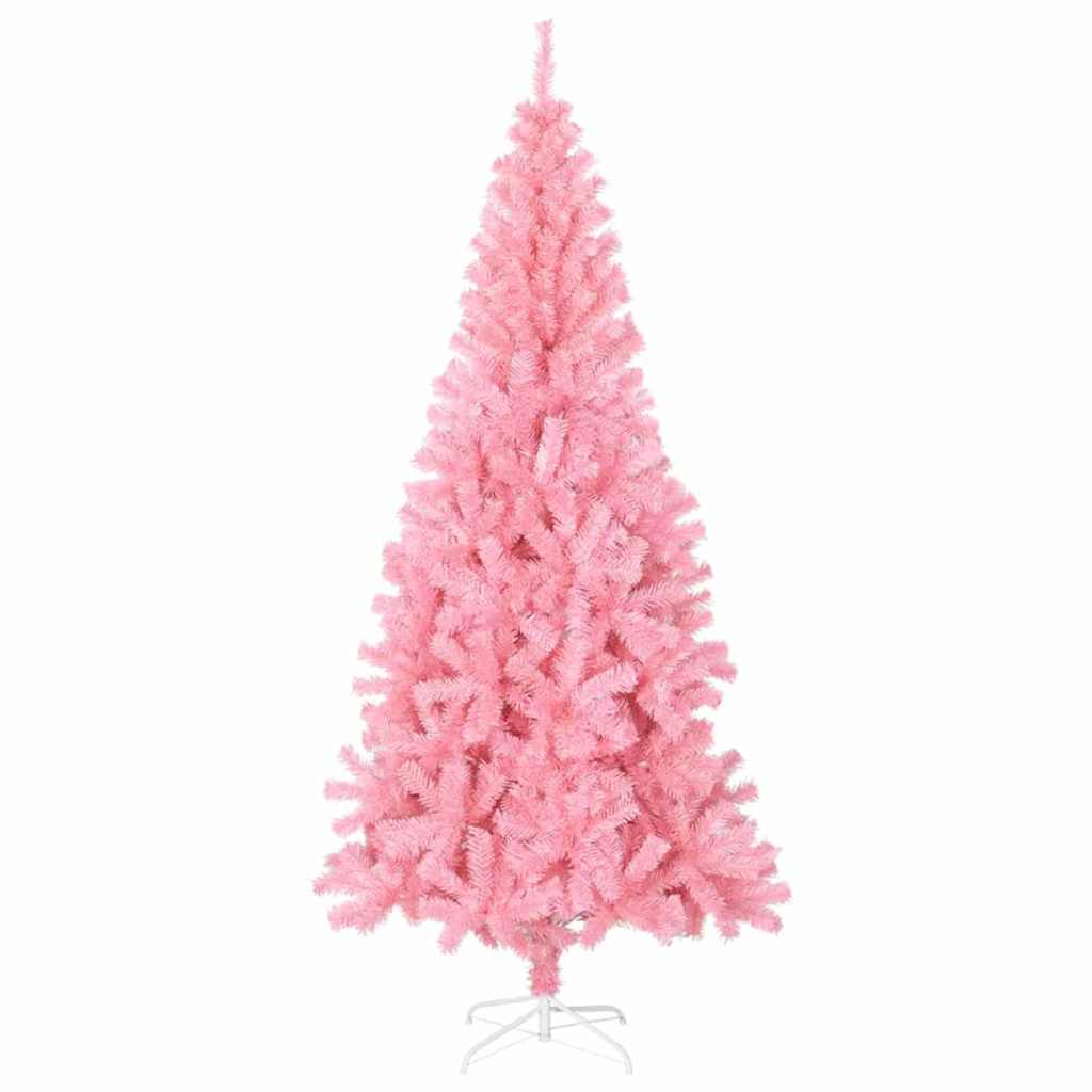 Christmas Tree PVC 180 cm Pink with 300 LEDs