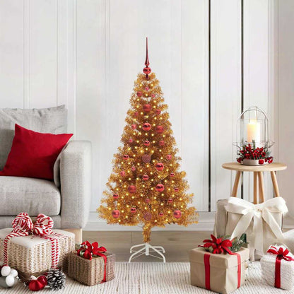vidaXL Christmas Tree PET 120 cm Gold