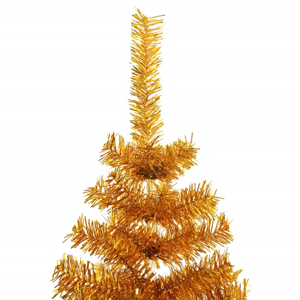 Christmas Tree PET 180 cm Gold with 300 LEDs