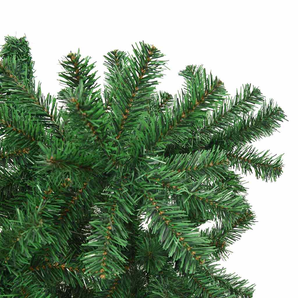 Upside-down Artificial Pre-lit Christmas Tree with Ball Set PVC Width 180 cm without balls