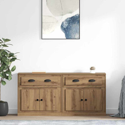 Sideboards 2 pcs Engineered Wood Artisan oak