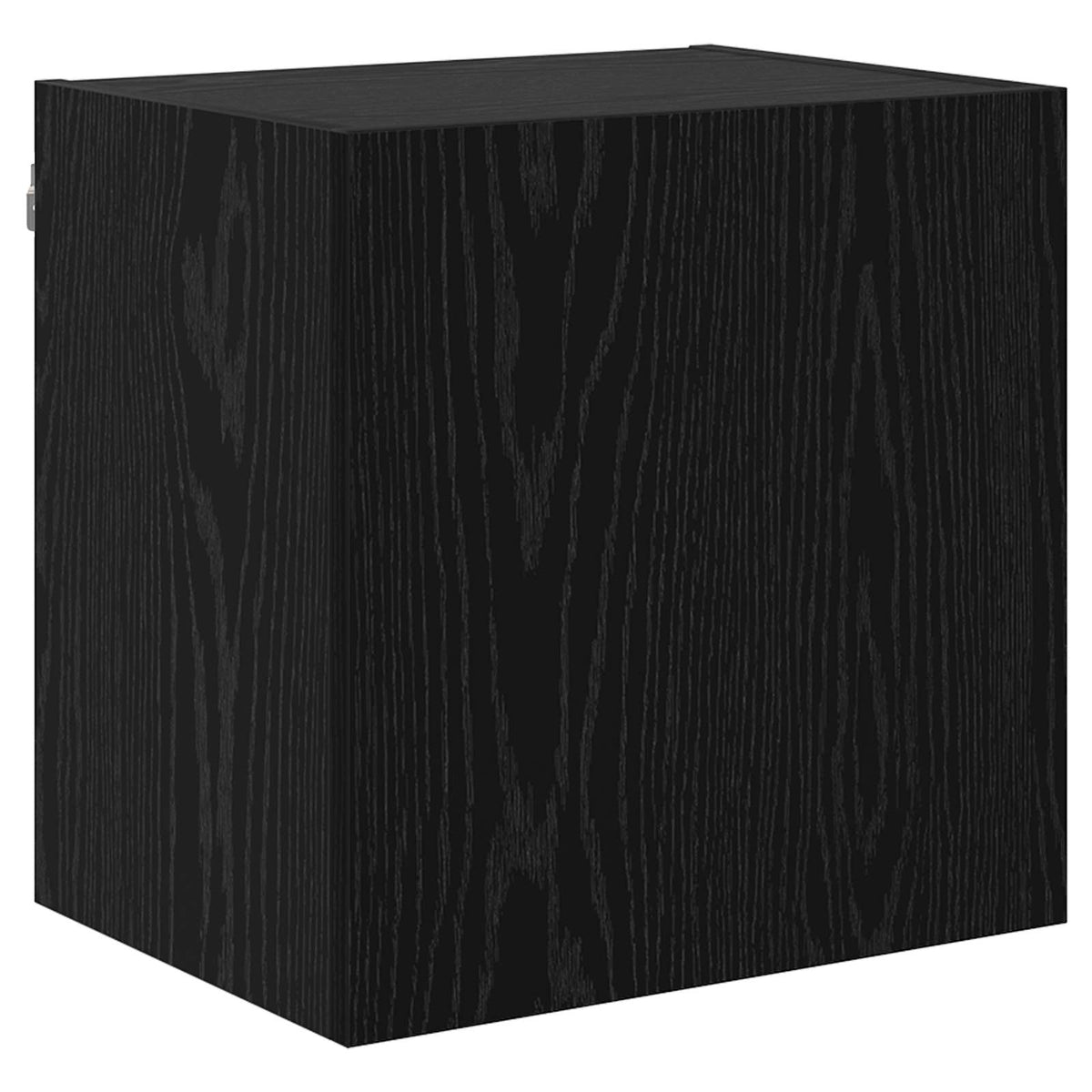 5 Piece TV Wall Units Engineered Wood Black oak