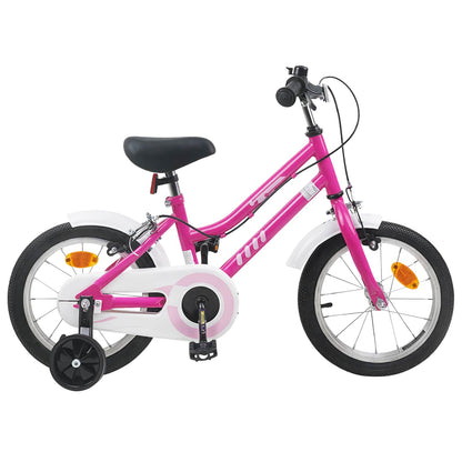 Kids Bike for 2-4 Years Old Pink white 16 inches