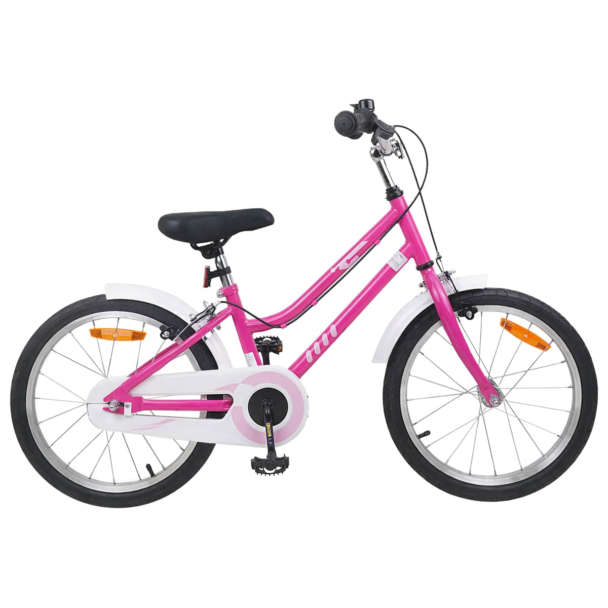 Kids Bike for 2-4 Years Old Pink white 18 inches