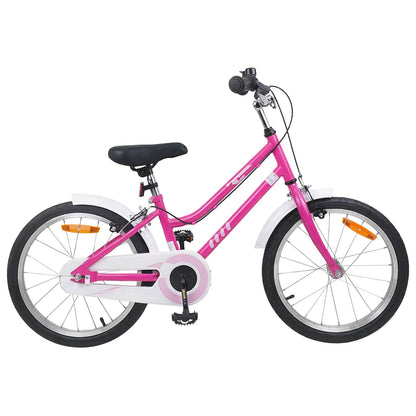 Kids Bike for 2-4 Years Old Pink white 18 inches