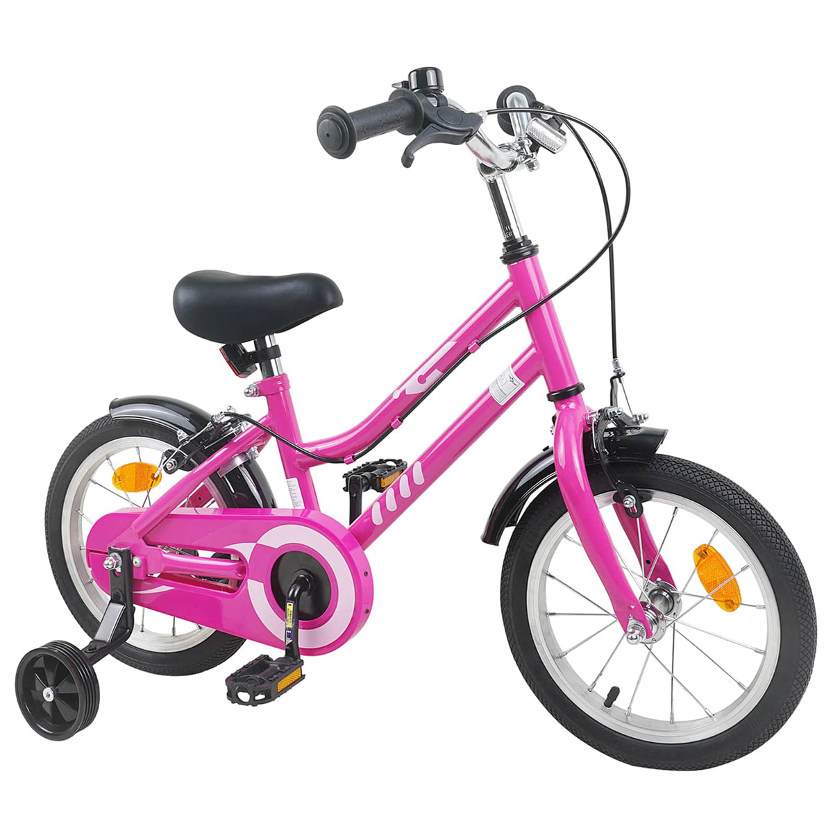 Kids Bike for 2-4 Years Old Pink black 12 inches