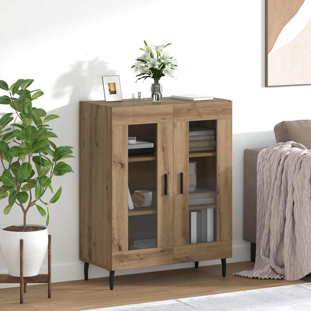 Sideboard 69,5x34x90 cm Engineered Wood Artisan oak