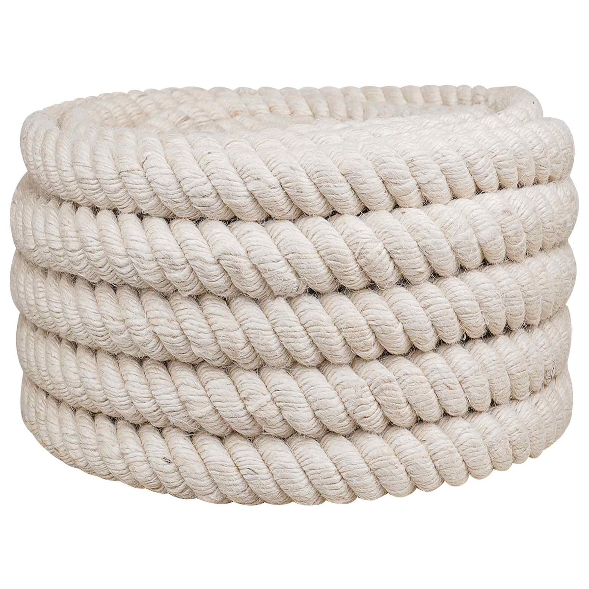 Jute Rope 100% Tossa jute White Length 25 m 30 mm