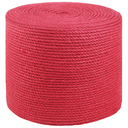 Jute Rope 100% Tossa jute Red Length 250 m 8 mm