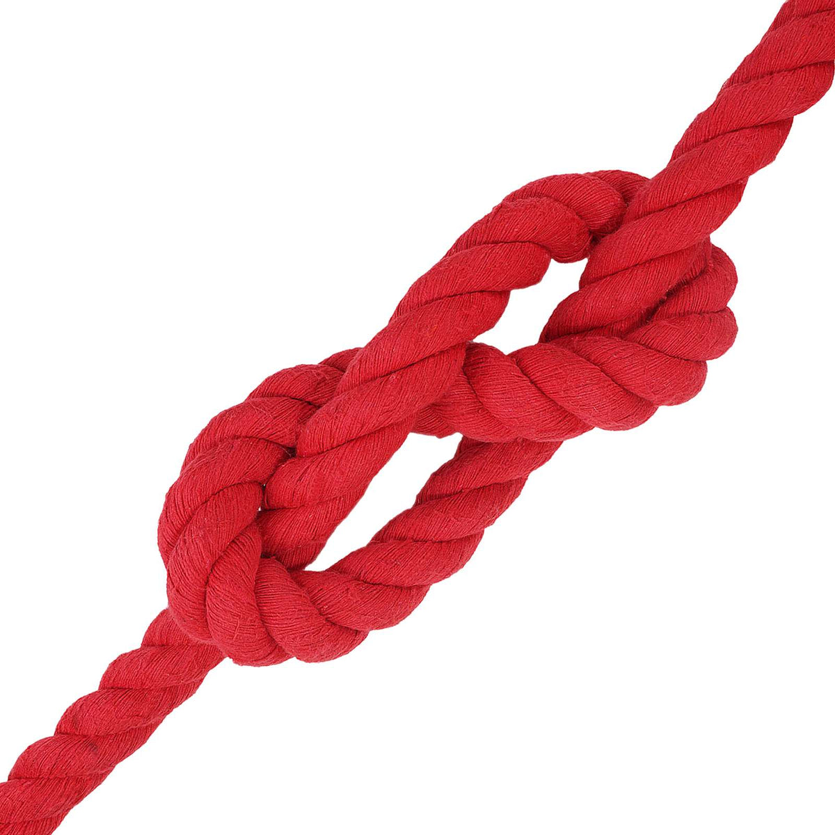 Cotton Rope 100% Cotton Red Length 25 m 30 mm