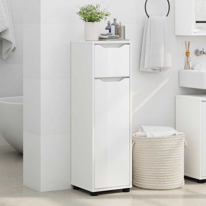 Bathroom Cabinet 30.5 x 30 x 101 cm Engineered Wood White