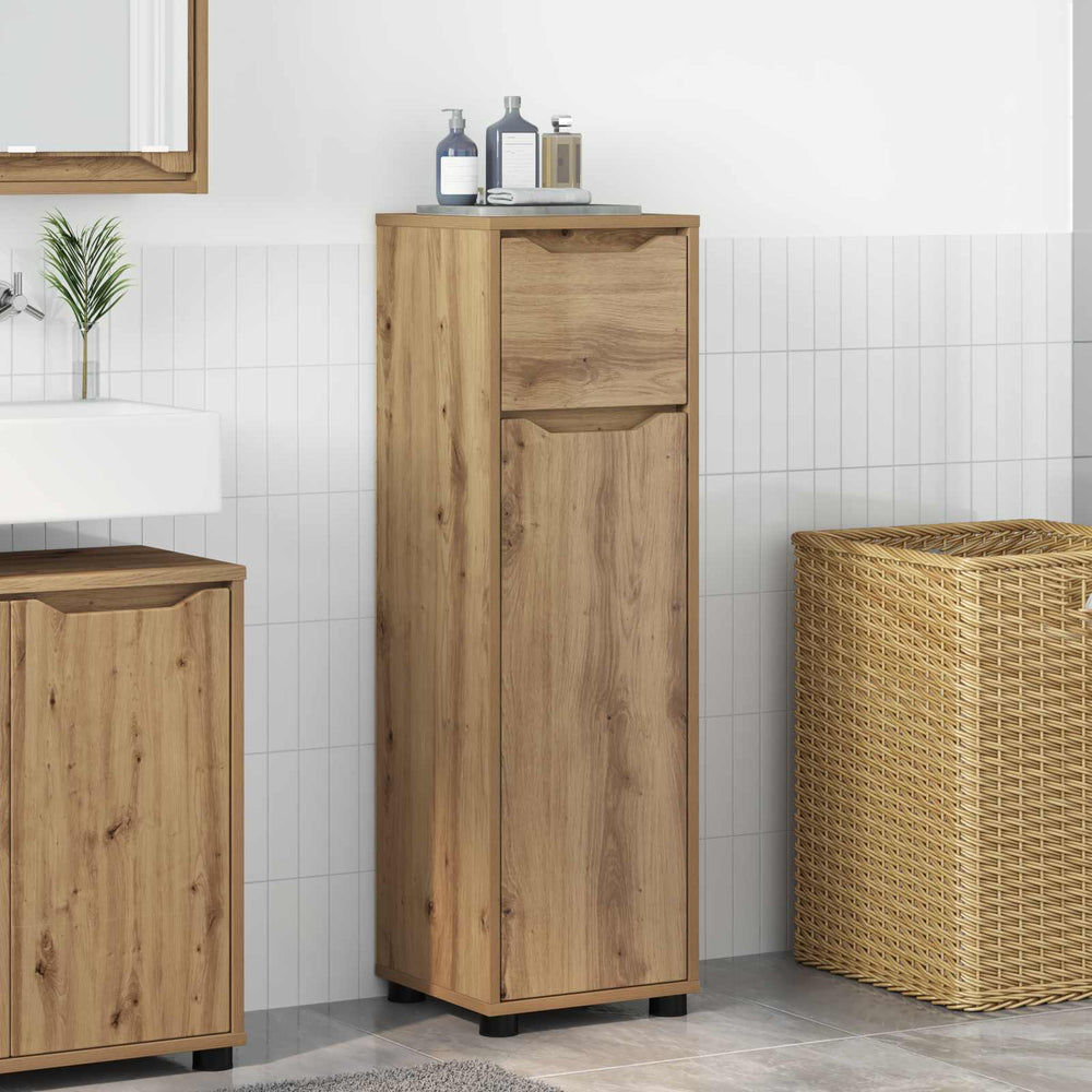 vidaXL Bathroom Cabinet 30.5 x 30 x 101 cm Engineered Wood