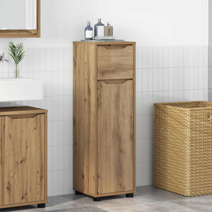 Bathroom Cabinet 30.5 x 30 x 101 cm Engineered Wood Artisan oak