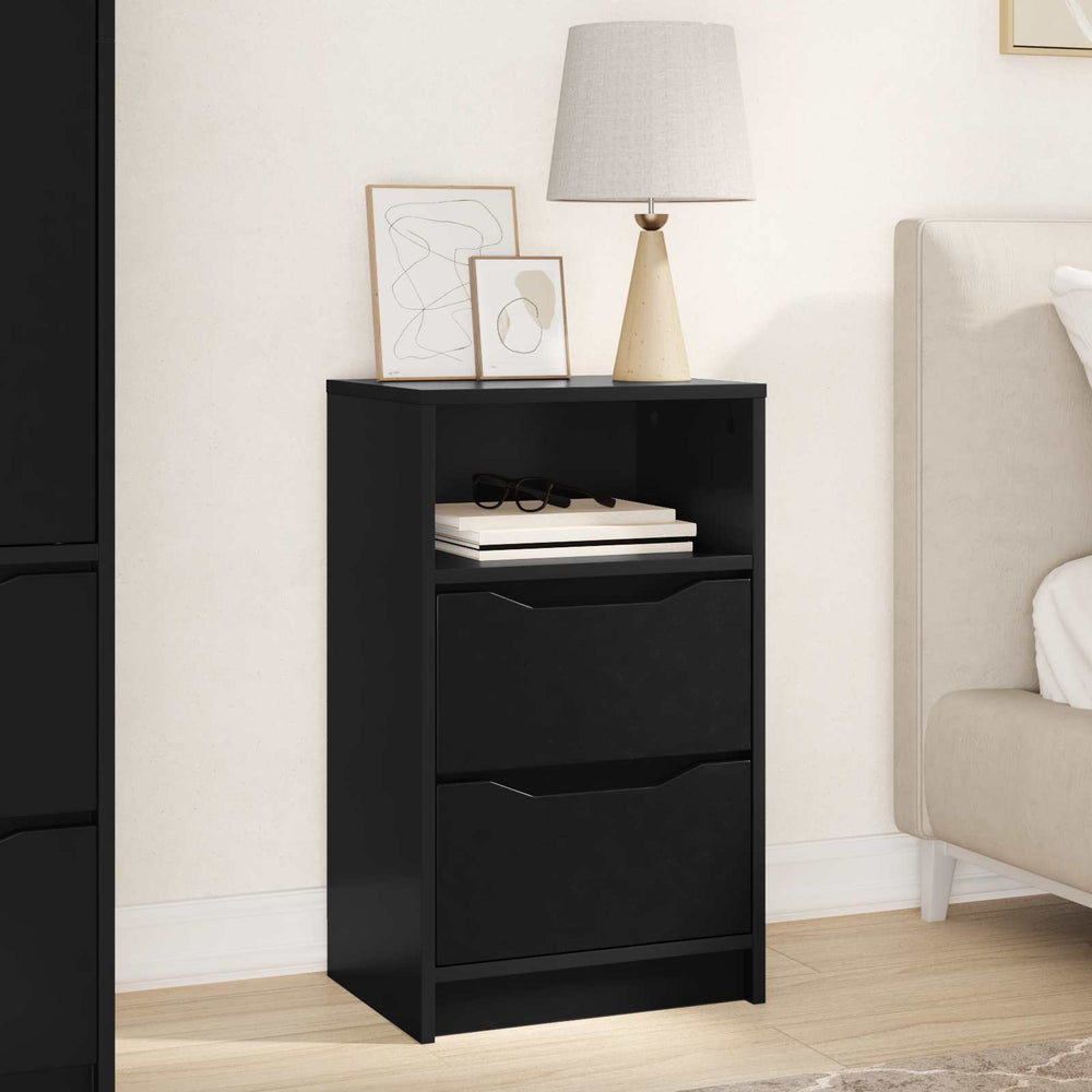 vidaXL Bedside Table 40 x 30 x 67 cm Engineered Wood