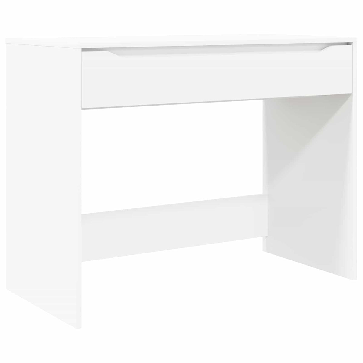 Desk with Drawer 100 x 50 x 78 cm Engineered Wood White