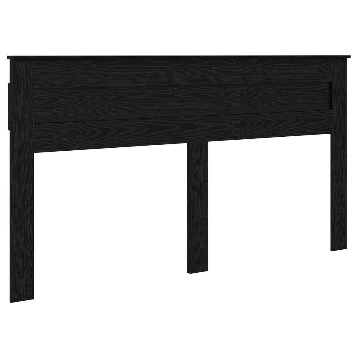 Headboard Engineered wood Black Oak 200 cm