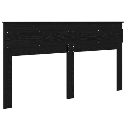 Headboard Engineered wood Black Oak 200 cm
