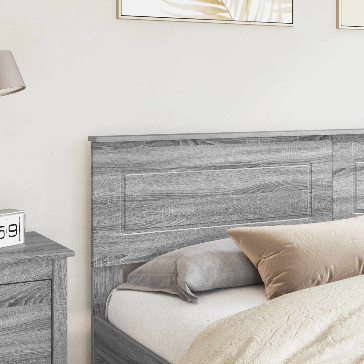 Headboard Engineered wood Grey Sonoma 180 cm