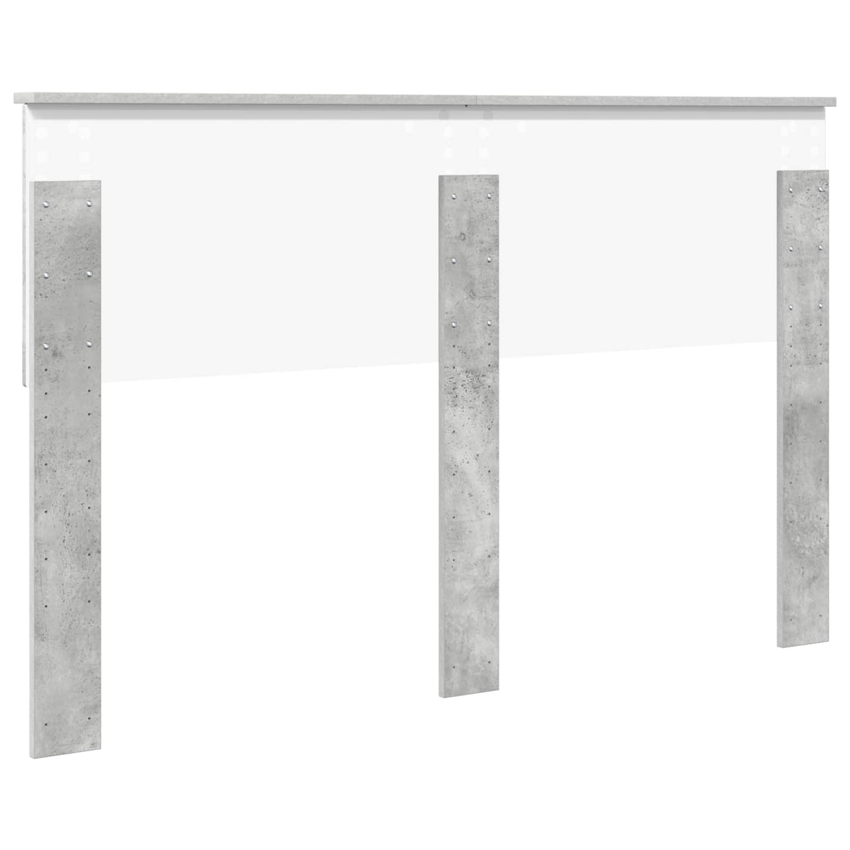 Headboard Engineered wood Concrete Grey 160 cm