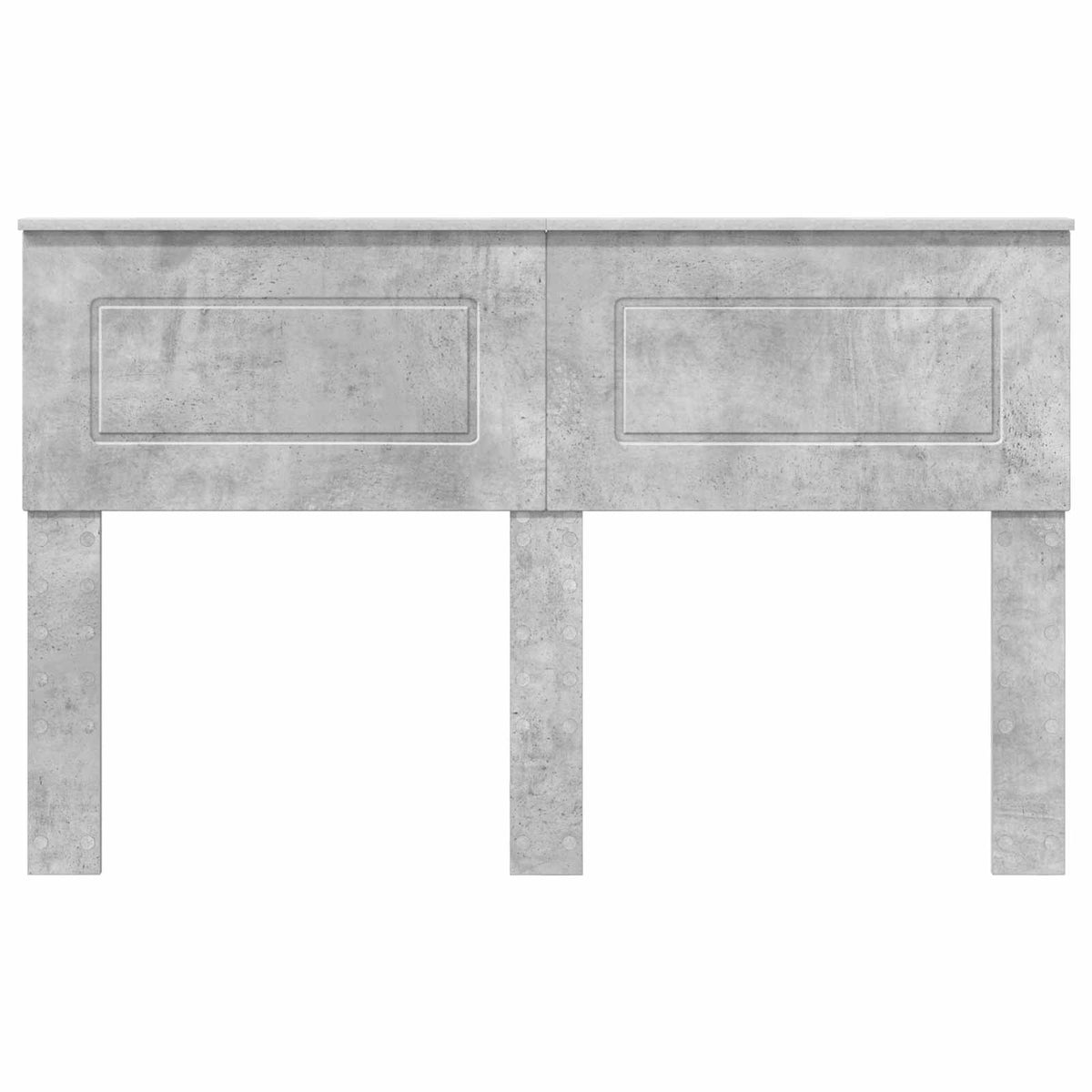 Headboard Engineered wood Concrete Grey 160 cm