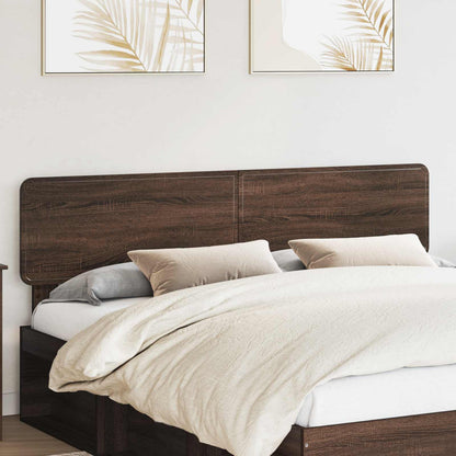 Headboard Engineered wood Brown Oak 180 cm
