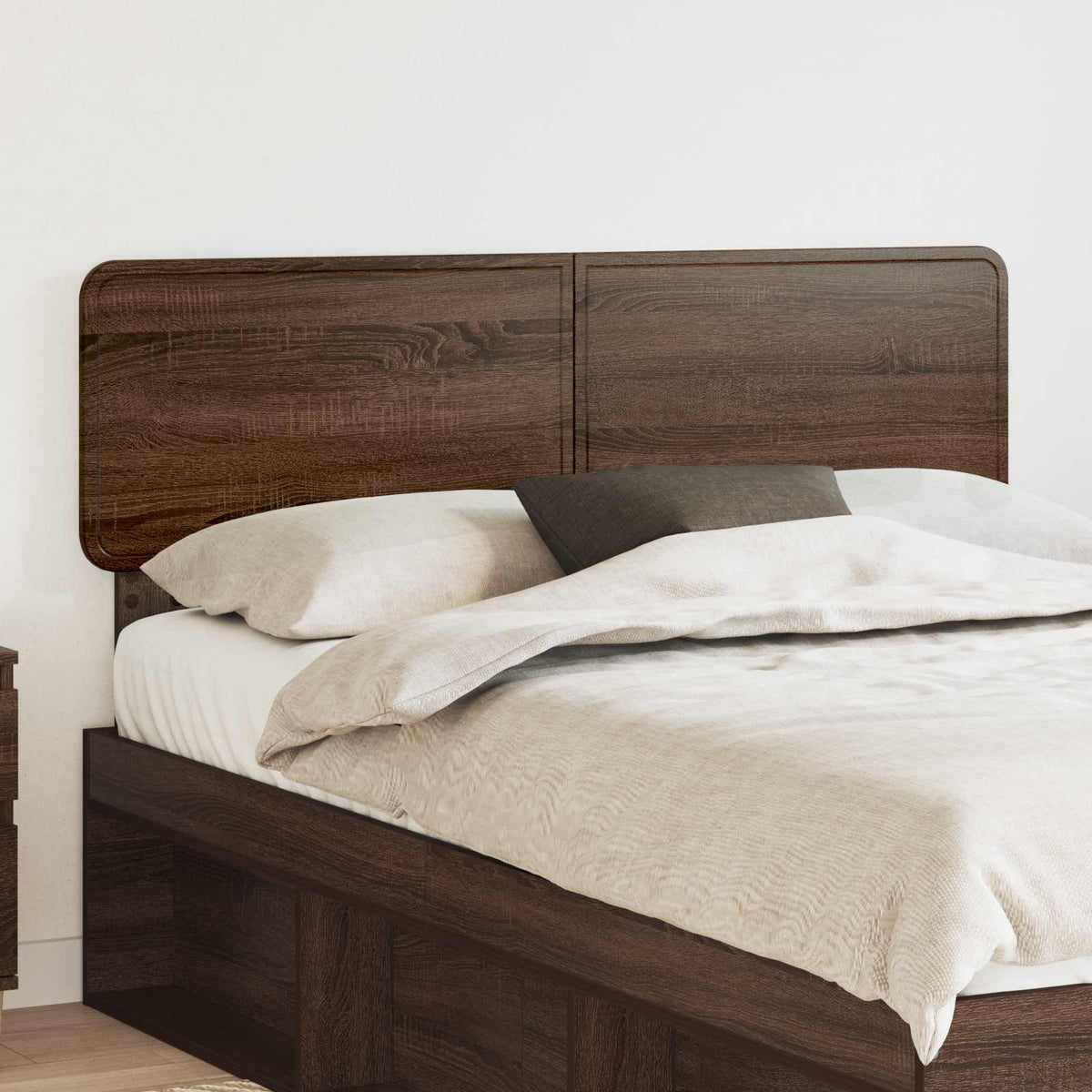 Headboard Engineered wood Brown Oak 160 cm
