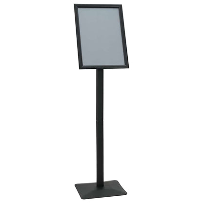Pedestal Poster Stand Cast Iron Black A3