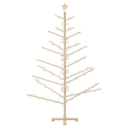 Wooden Christmas Tree KOTKA Bamboo and Solid Pine Wood Natural (unfinished) 180 cm
