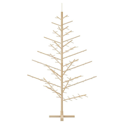 Wooden Christmas Tree KOTKA Bamboo and Solid Pine Wood Natural (unfinished) 180 cm