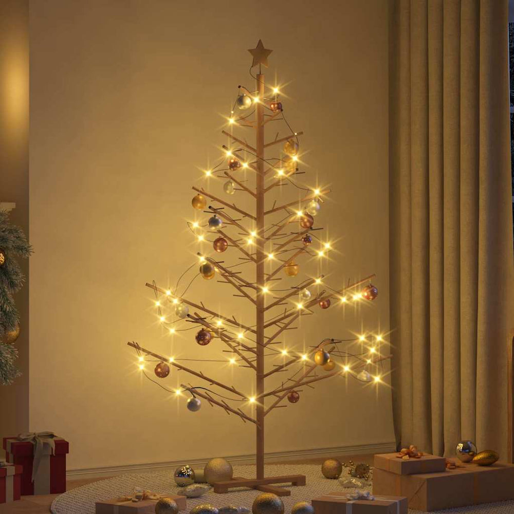 vidaXL Wooden Christmas Tree KOTKA Bamboo and Solid Pine Wood