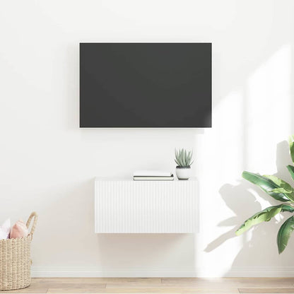 TV Wall Cabinet Engineered Wood 60 x 31 x 29.5 cm High gloss white