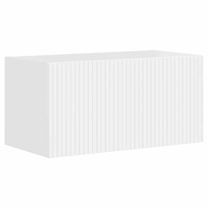 TV Wall Cabinet Engineered Wood 60 x 31 x 29.5 cm High gloss white