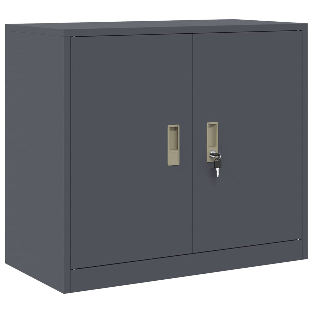 Storage Cabinet Steel Width 80 cm Anthracite 70 cm