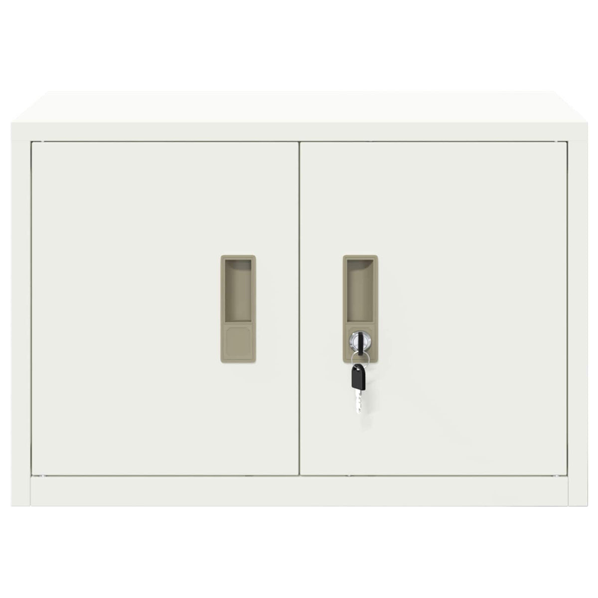 Storage Cabinet Steel Width 60 cm White 40 cm