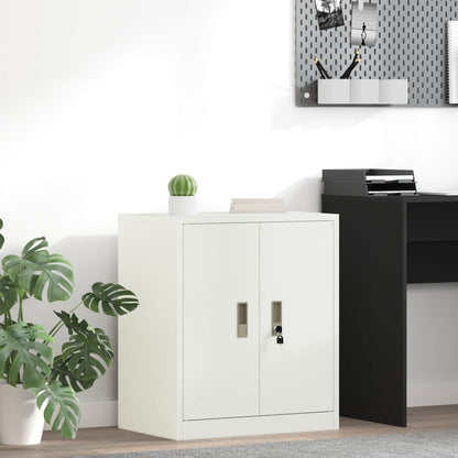 Storage Cabinet Steel Width 60 cm White 70 cm