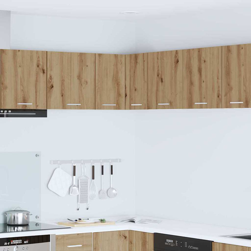 vidaXL Hanging Glass Cabinet "Lyon" 40x31x60 cm Artisan Oak