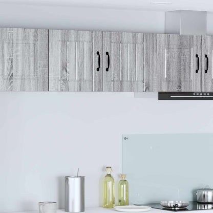 Kitchen Wall Cabinet "Lucca" Engineered Wood Grey Sonoma 1x wall cabinet (1 door) 40 cm wide 40 cm high