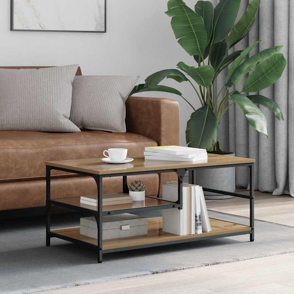 vidaXL Coffee Table 90x49x40 cm Engineered Wood