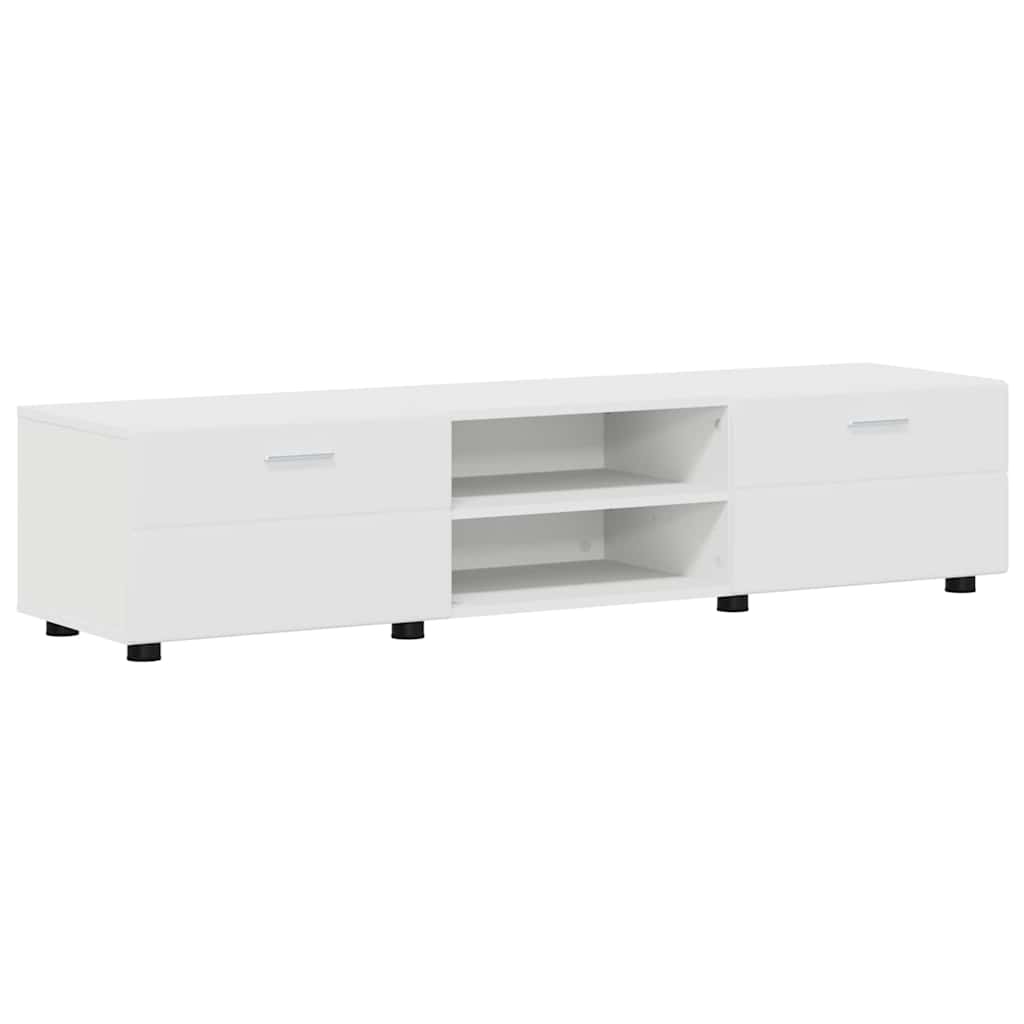 vidaXL TV Cabinet Set FLORIN 3 pcs White Engineered Wood 6