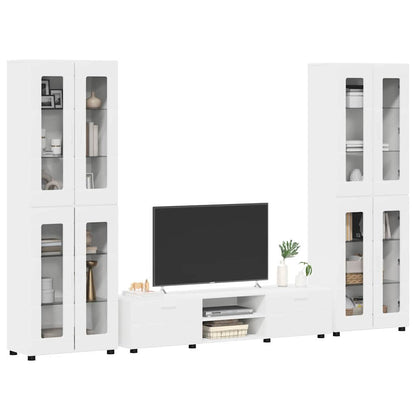 vidaXL TV Cabinet Set FLORIN 3 pcs White Engineered Wood 3