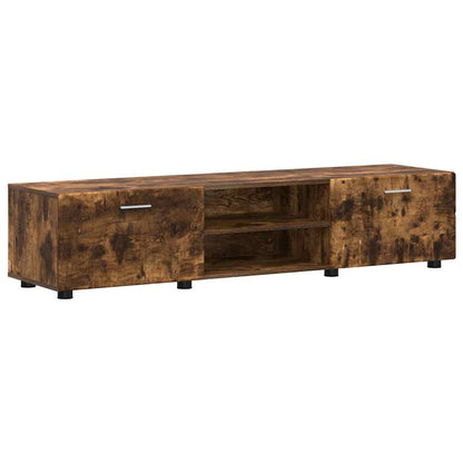 vidaXL TV Cabinet Set FLORIN 3 pcs 150 x 39 x 30 cm Smoked Oak 6
