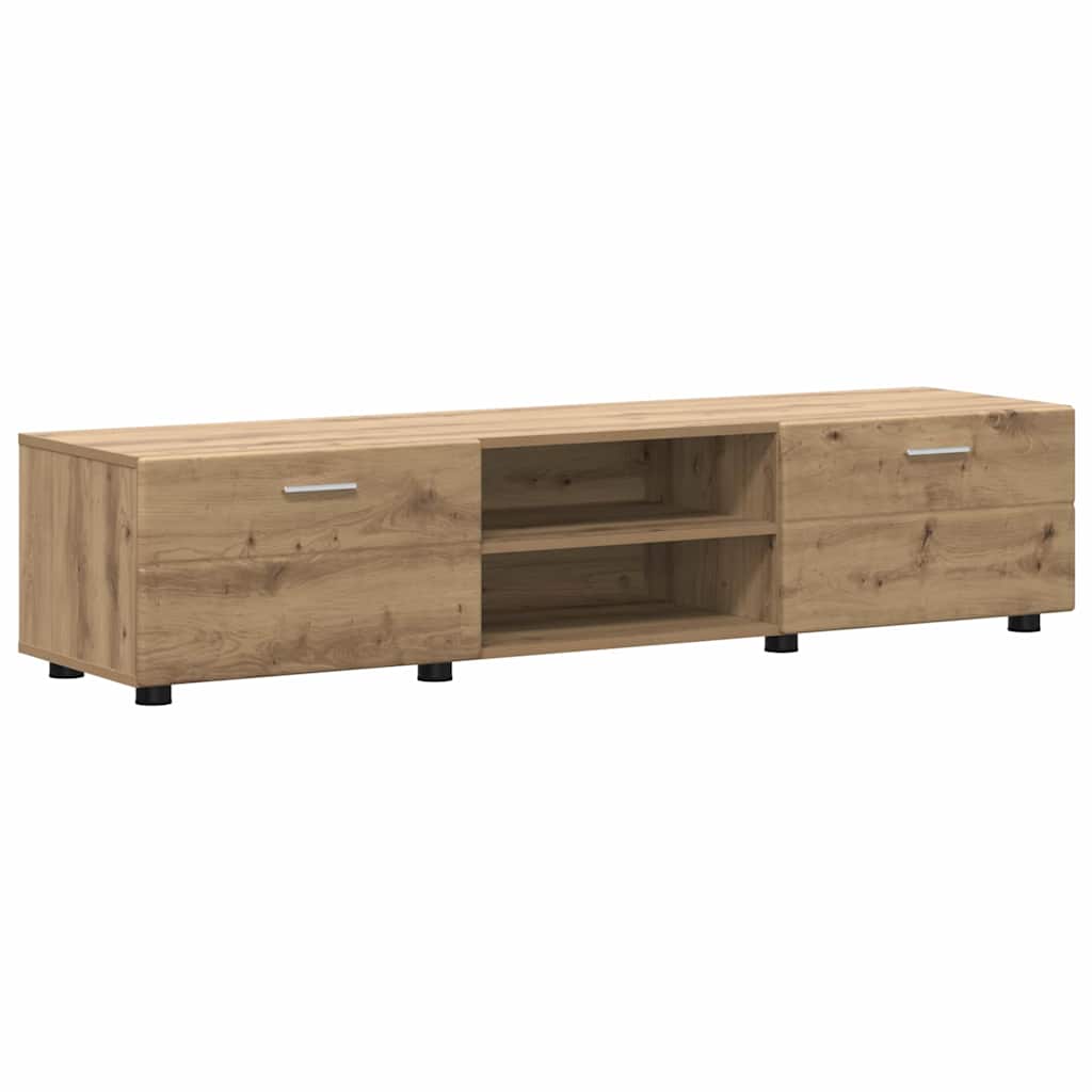 vidaXL TV Cabinet Set FLORIN 3 pcs 150 x 39 x 30 cm Artisan Oak 6