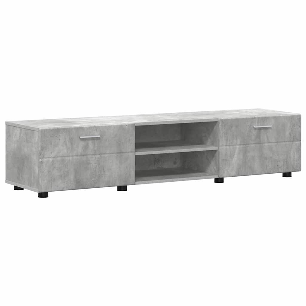vidaXL TV Cabinet Set FLORIN 3 pcs 150 x 39 x 30 cm Concrete Grey 6