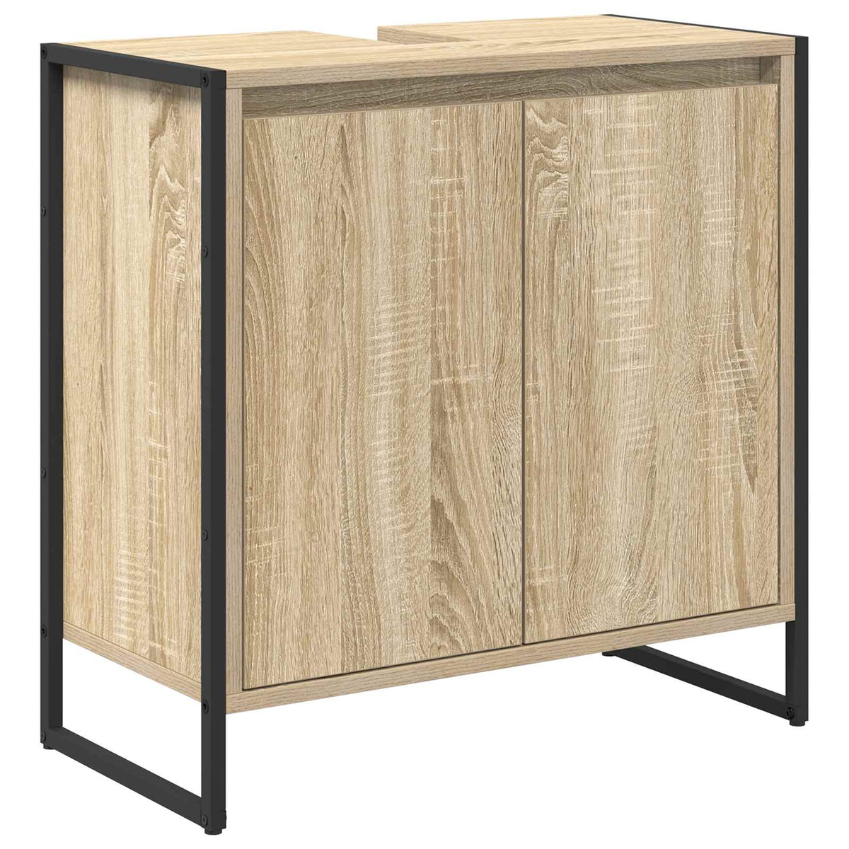 Bathroom Cabinet Engineered Wood Sonoma oak 60 x 30 x 60 cm