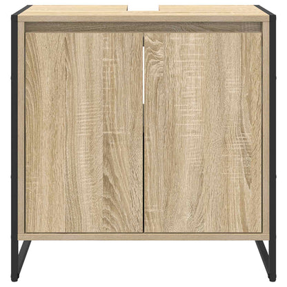 Bathroom Cabinet Engineered Wood Sonoma oak 60 x 30 x 60 cm
