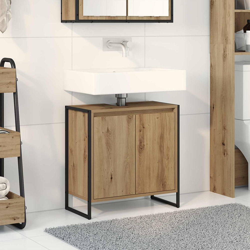 vidaXL Bathroom Cabinet Engineered Wood