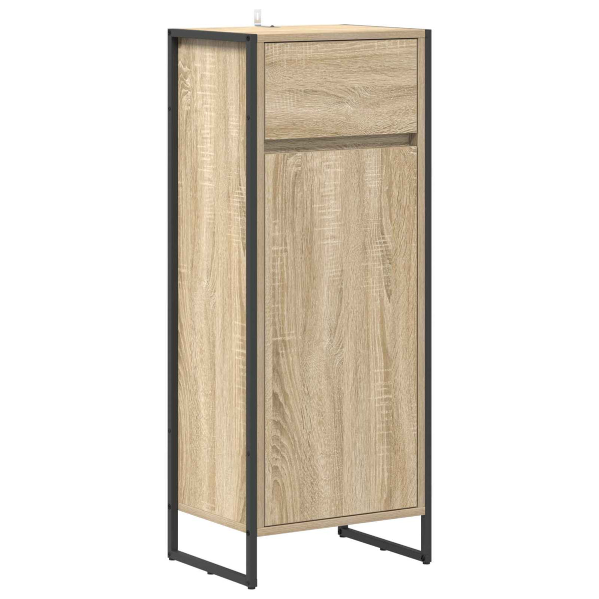 Bathroom Cabinet 40 x 30 x 100 cm Engineered Wood Sonoma oak