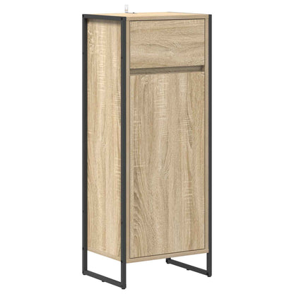 Bathroom Cabinet 40 x 30 x 100 cm Engineered Wood Sonoma oak