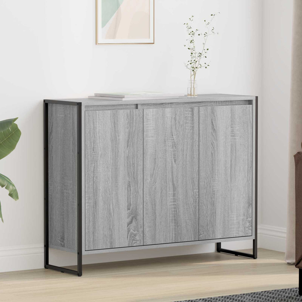 vidaXL Side Cabinet 96.5 x 30 x 75.5 cm Engineered Wood