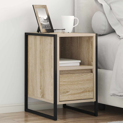 Bedside Table 39.5 x 30 x 50 cm Engineered Wood Sonoma oak